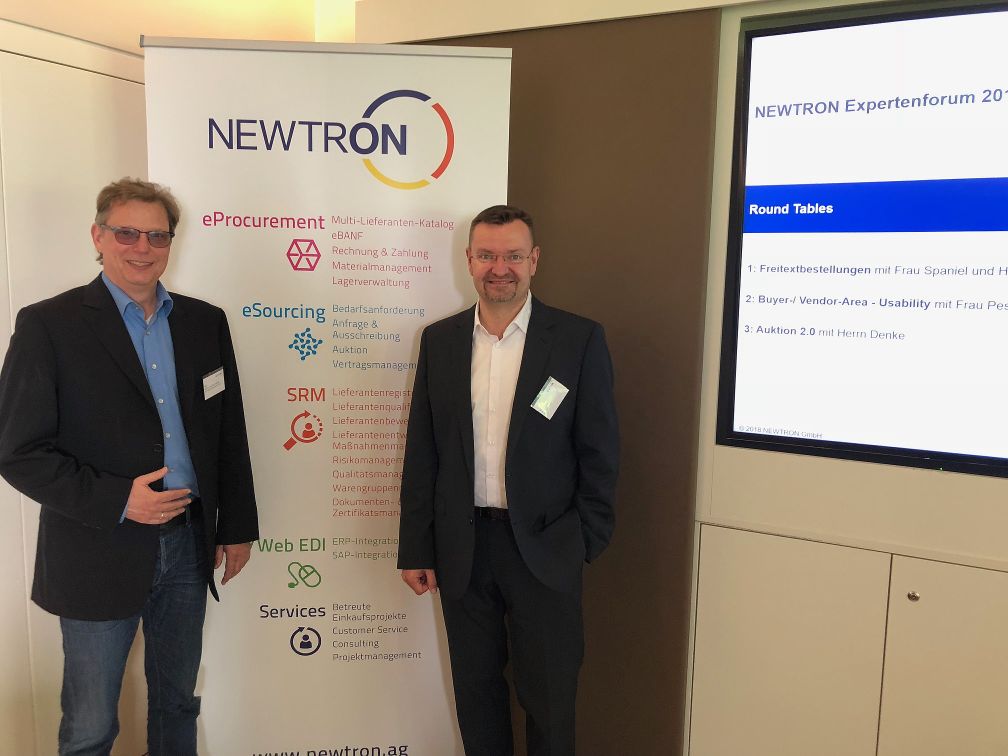 Newtron Expertenforum im Zeichen von Einkauf 4.0